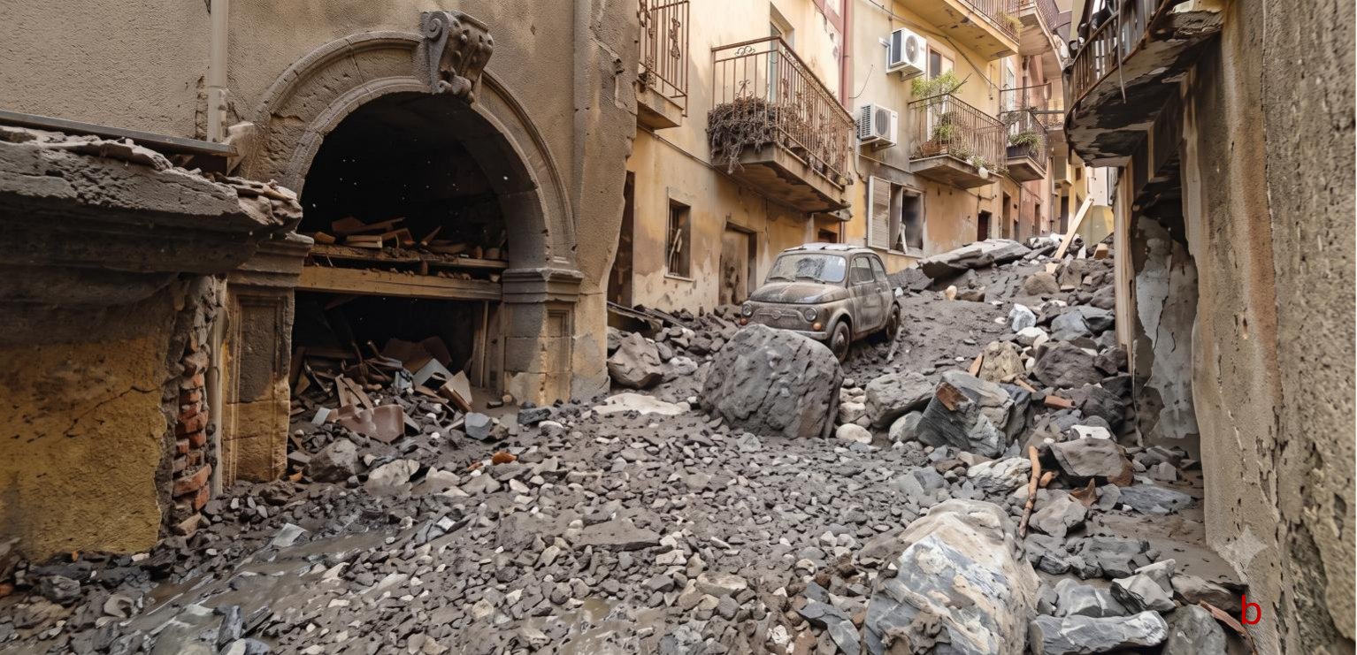 Foto dopo l'alluvione di Giampilieri (b)
